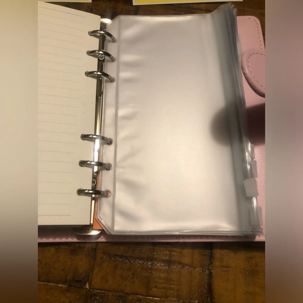 Budget Binder planner With Zipper Envelopes A6 Binder With Cash Envelopes